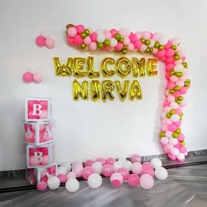 welcome baby decoration in ghaziabad